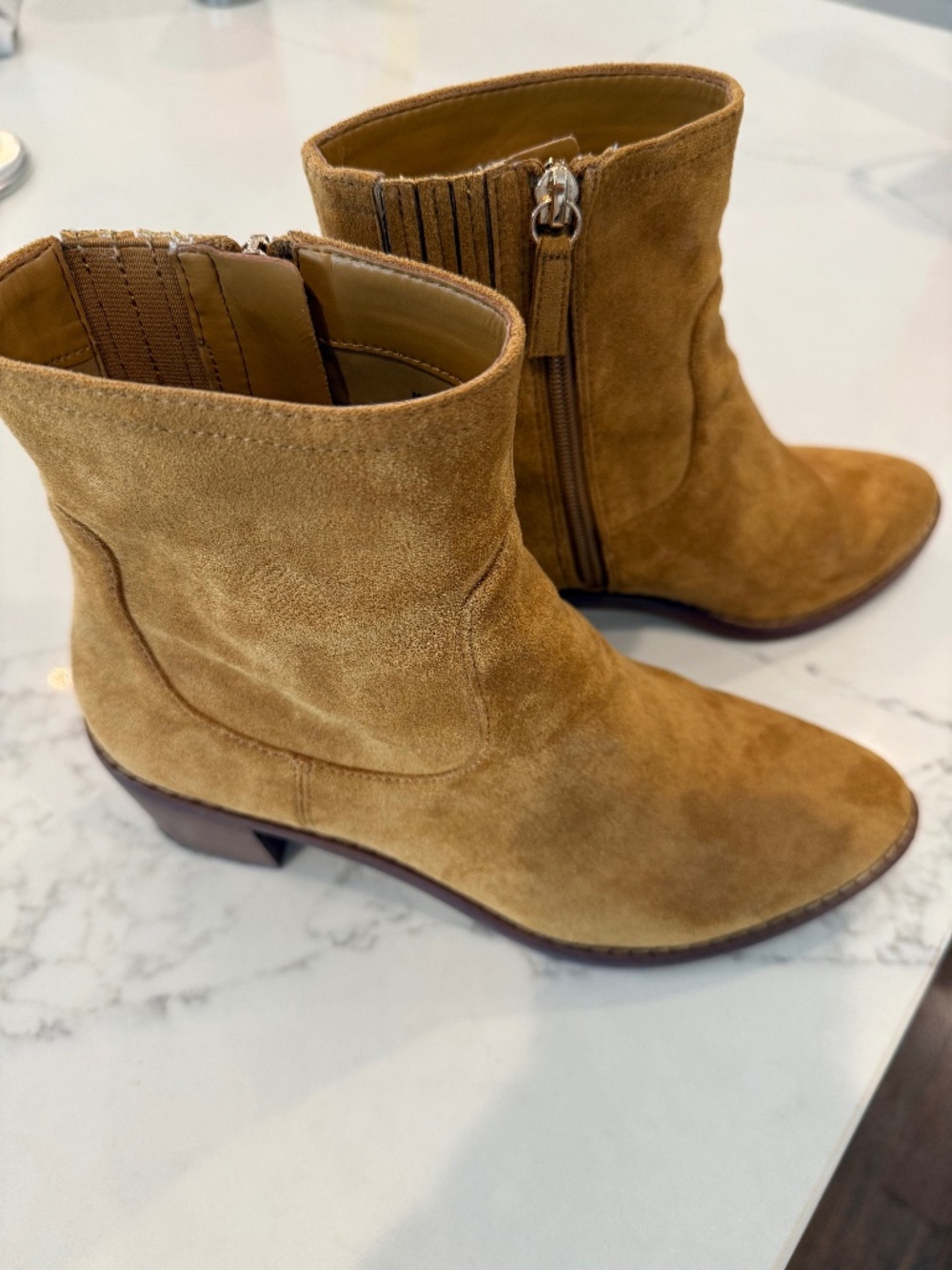 J.Crew Brown Suede Ankle Boots/Bootie Size 9